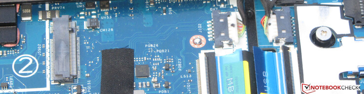 Es könnte noch eine zweite SSD eingebaut werden.