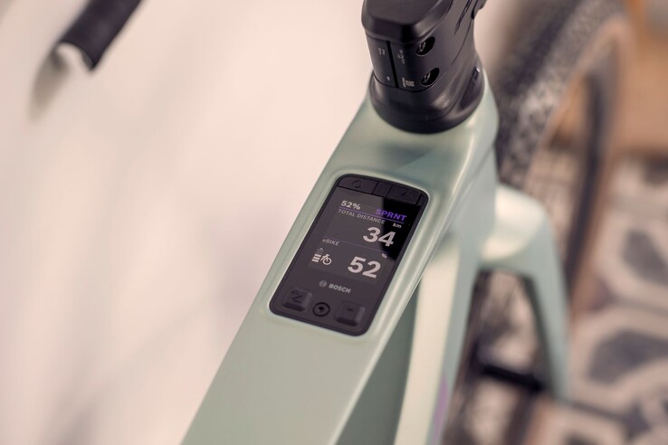 Das Display ist in das Oberrohr integriert (Bildquelle: BH Bikes)