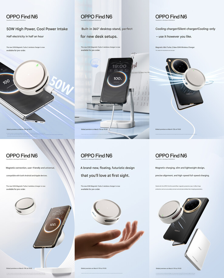 Die wichtigsten Highlights des magnetischen 50W-Wireless-Ladegeräts und Kühlers der 2. Generation von Oppo (maschinell übersetzt)