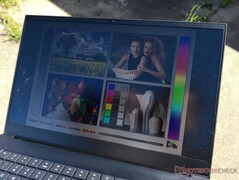 Im Freien in der Sonne