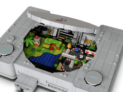 LEGO PlayStation-Bauset mit Ape-Escape-Diorama