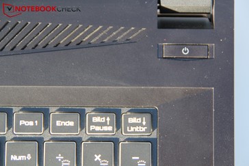 Separater Power-Knopf