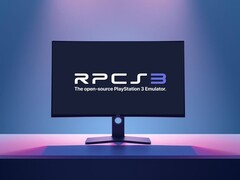 RPCS3 PS3-Emulator auf einem PC-Monitor. (Bildquelle: RPCS3 mit Bearbeitungen)