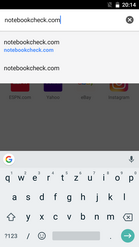 On-Screen-Tastatur im Hochformat