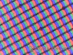 Mattes RGB-Raster mit minimaler Körnung