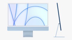 Der neue Apple iMac mit ultradünnem Gehäuse und M1 ARM-Chip wird ab dem 21. Mai ausgeliefert. (Bild: Apple)