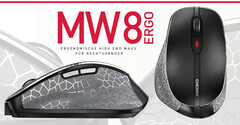 Cherry MW 8 Ergo: Ergonomische Bluetooth-Maus für 60 Euro.