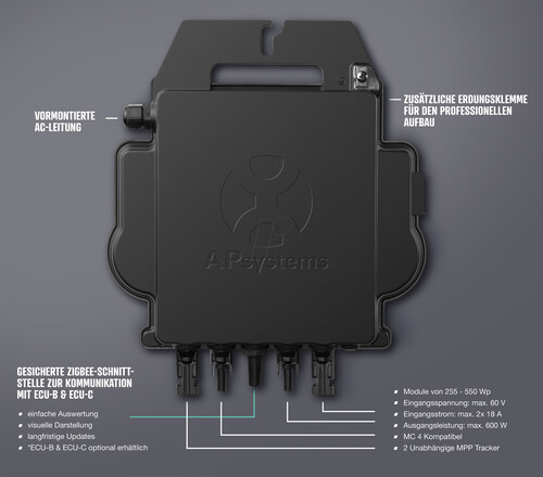 Technische Daten (Quelle: Reichelt, APSystems)