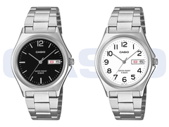 Casio MTP-1440DJ-1AJF mit schwarzem und MTP-1440DJ-7BJF mit weißem Zifferblatt