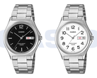 Casio MTP-1440DJ-1AJF mit schwarzem und MTP-1440DJ-7BJF mit weißem Zifferblatt