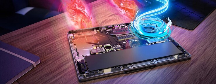 Das Lenovo LOQ Essential besitzt nur einen Lüfter, Lenovo nutzt den freien Platz aber nicht für einen größeren Akku.