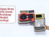 Der optische 10-fach-Zoom im Oppo Reno ist hier erstmals in Nahaufnahme zu sehen.