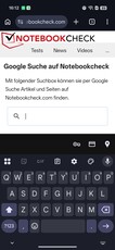 Test Oppo Find X9s Pro Tastatur 