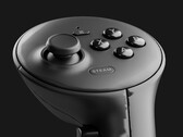 Auf dem Bild ist der Controller des Valve Deckard (inzwischen „Steam Frame“ genannt) zu sehen. Er verfügt über ein großes D-Pad, ABXY-Tasten, überdimensionierte Trigger und zusätzliche seitlich platzierte Auslöser. (Bildquelle: @Down_90 auf X/Twitter)