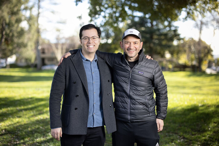 Mitbegründer von Character.AI, Noam Shazeer, rechts, und Daniel De Freitas