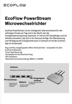 Technische Daten (Bildquellen: Ecoflow)
