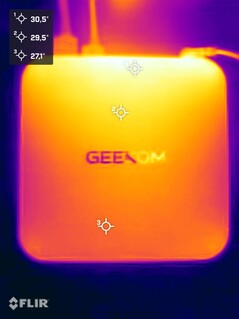 Geekom A9 Max beim Stresstest (Oberseite)