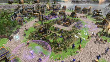 Ein Dorf in Age of Mythology Retold