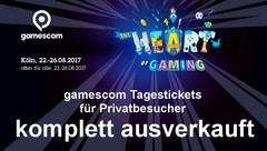gamescom 2017 | Tagestickets für Privatbesucher komplett ausverkauft