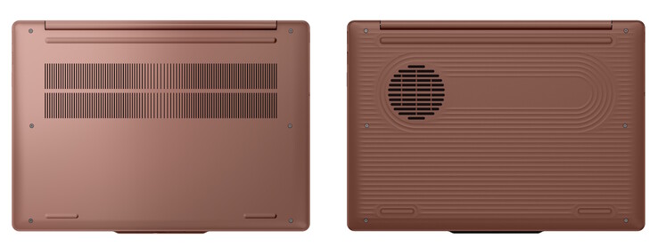 Je nach Konfiguration verfügen einige Ideapad Vibe-Laptops über eine Kunststoffunterseite, während andere mit einer Metallunterseite ausgestattet sind.