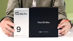 In China wird die Verpackung des Oppo Find X9 Ultra hergezeigt, global wird mit einem Teaserplakat geworben.