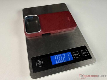 ...und wiegt nur etwas mehr als 20 Gramm.