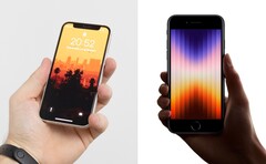 Das Apple iPhone 12 mini ist kompakter als das iPhone SE 3, trotz deutlich größerem Display. (Bild: Pinho)