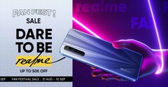 Beim Fan Festival bietet Realme mehrere Mittelklasse-Smartphones günstiger an, teils sogar zum Bestpreis. (Bild: Realme)