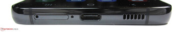 unten: Dual-SIM, Mikrofon, USB-C 3.1 Gen.1, Lautsprecher