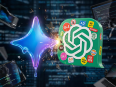 Gemini und ChatGPT Enshittification (Symbolbild Nano Banana Pro)