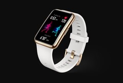 Die Huawie Watch Fit Elegant Edition kommt mit einem Edelstahlgehäuse, wahlweise in Schwarz oder in Gold. (Bild: Huawei)