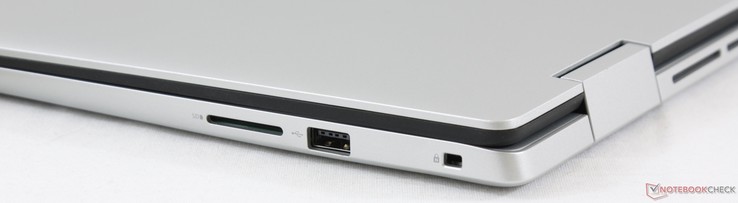 Rechts: SD-Kartenleser, USB 2.0, Noble Lock