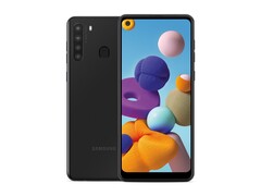 Der Nachfolger des abgebildeten Samsung Galaxy A21 soll ein 5G-Modem zum gewohnt günstigen Preis erhalten. (Bild: Samsung)
