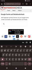 Sony Xperia 1 VIII keyboard Test