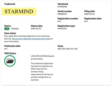 SpaceX sichert „Starmind“ als Marke für orbitales KI‑Rechenzentrum
