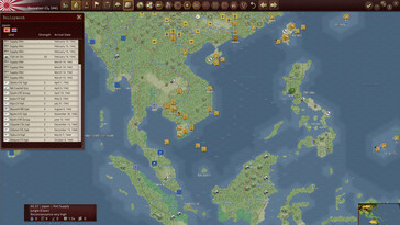 Im Bild: Ein Gameplay-Screenshot aus Warplan Pacific.