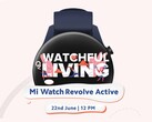 Eine neue Xiaomi Smartwatch namens Mi Watch Revolve Active in Indien könnte bei uns als Mi Watch Active starten. (Bild: Xiaomi Indien)