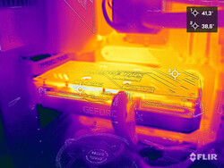 KFA2 GeForce RTX 3050 EX beim Stresstest