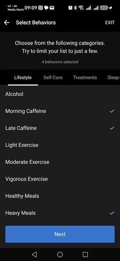 Ebenso Getränke mit Koffein