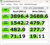 Vergleich TB 4: Crystaldiskmark 6