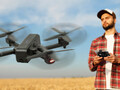 Mit der Maginon QC-90 gibt es kommende Woche eine günstige Drohne im Aldi-Onlineshop. (Bild: Aldi)