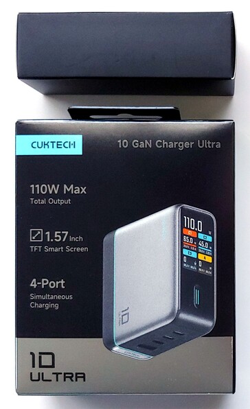 Vorderseite der Box.