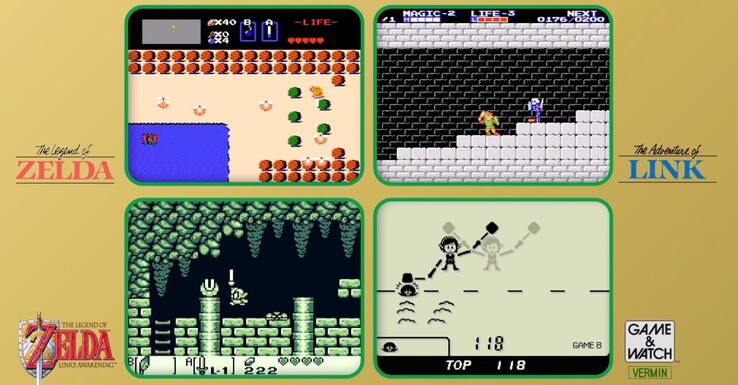 Nintendo liefert den neuen Game & Watch mit drei The Legend of Zelda-Spielen aus.