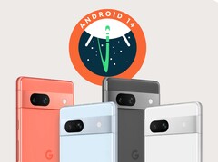 Das Google Pixel 7a erhält mit der dritten Beta erstmals Zugriff auf Android 14. (Bild: Google, bearbeitet)