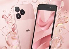 Das HMD Asha 305 Pro sieht mit seinen breiten Bildschirmrändern wie ein Retro-Smartphone aus.