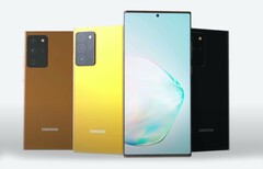 So dürfte das Galaxy Note20 Ultra den aktuellen Informationen zufolge in etwa aussehen. (Bild: Concept Creator)