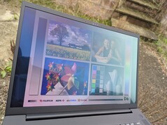 Im Freien bei starker Bewölkung