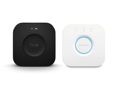 Die Philips Hue Bridge (im Bild) und die Bridge Pro erhalten in Kürze ein Update. (Bildquelle: Philips)