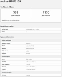 Geekbench (Bilder: 91mobiles)