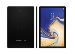 Das Galaxy Tab S4 zeigt sich in offiziellen Renderbildern mit reduzierten Rändern.